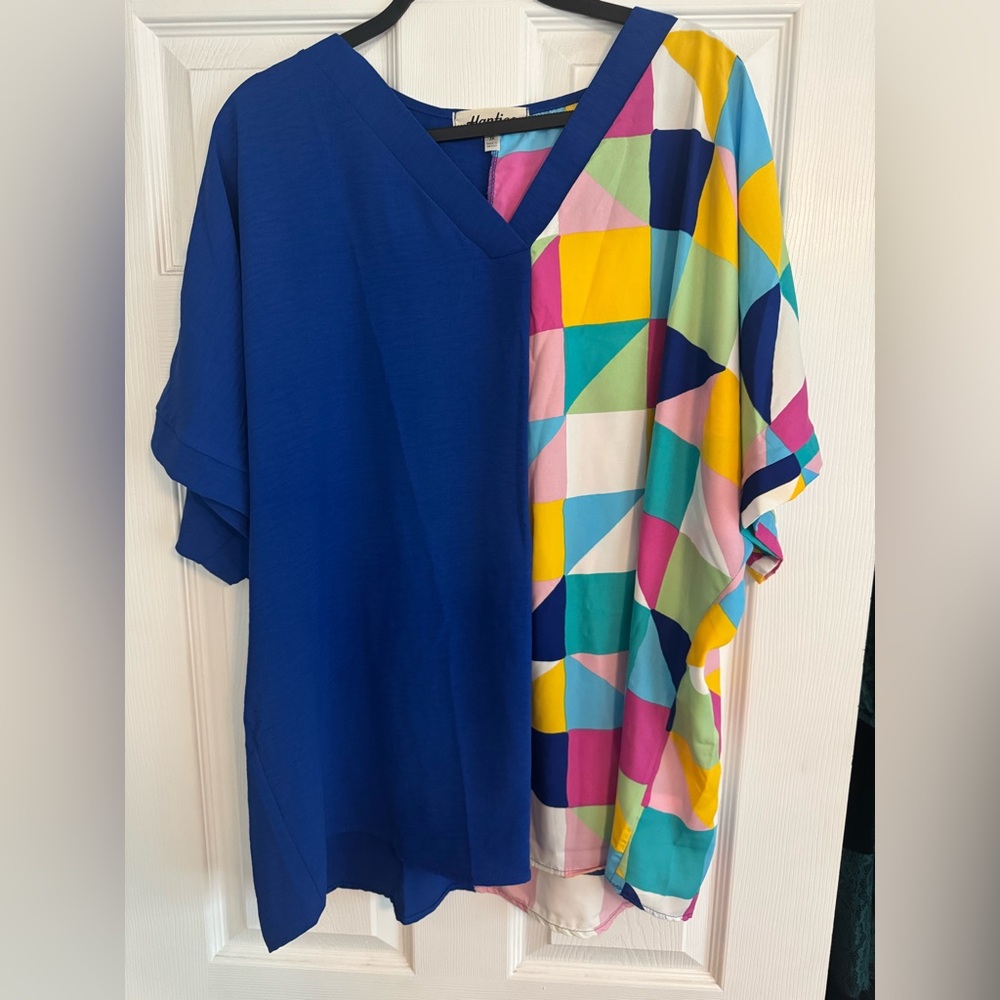 Haptics Colorblock Blouse